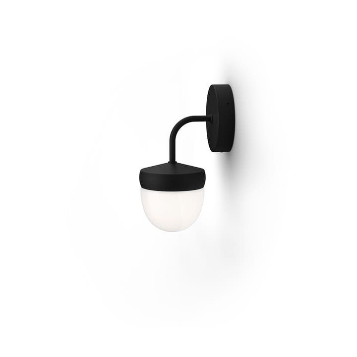Lámpara de pared Pan esmerilado 10 cm - Negro - Noon
