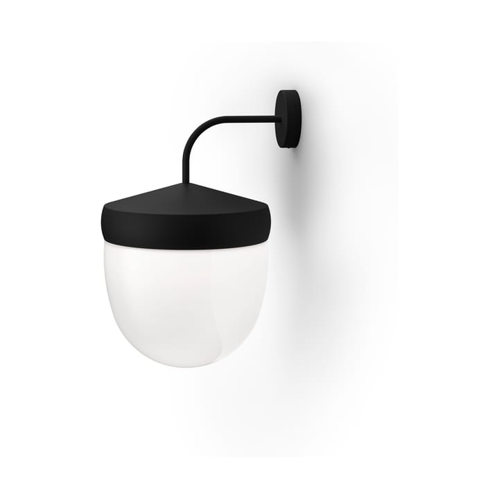 Lámpara de pared Pan esmerilado 30 cm - Negro - Noon