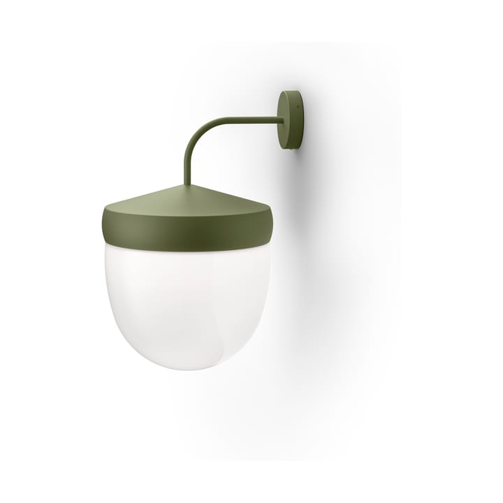 Lámpara de pared Pan esmerilado 30 cm - Verde militar - Noon