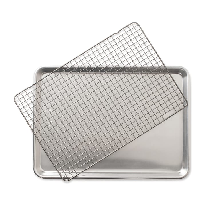 Bandeja para hornear con parrilla Nordic Ware naturals - 32,7x45,4 cm - Nordic Ware