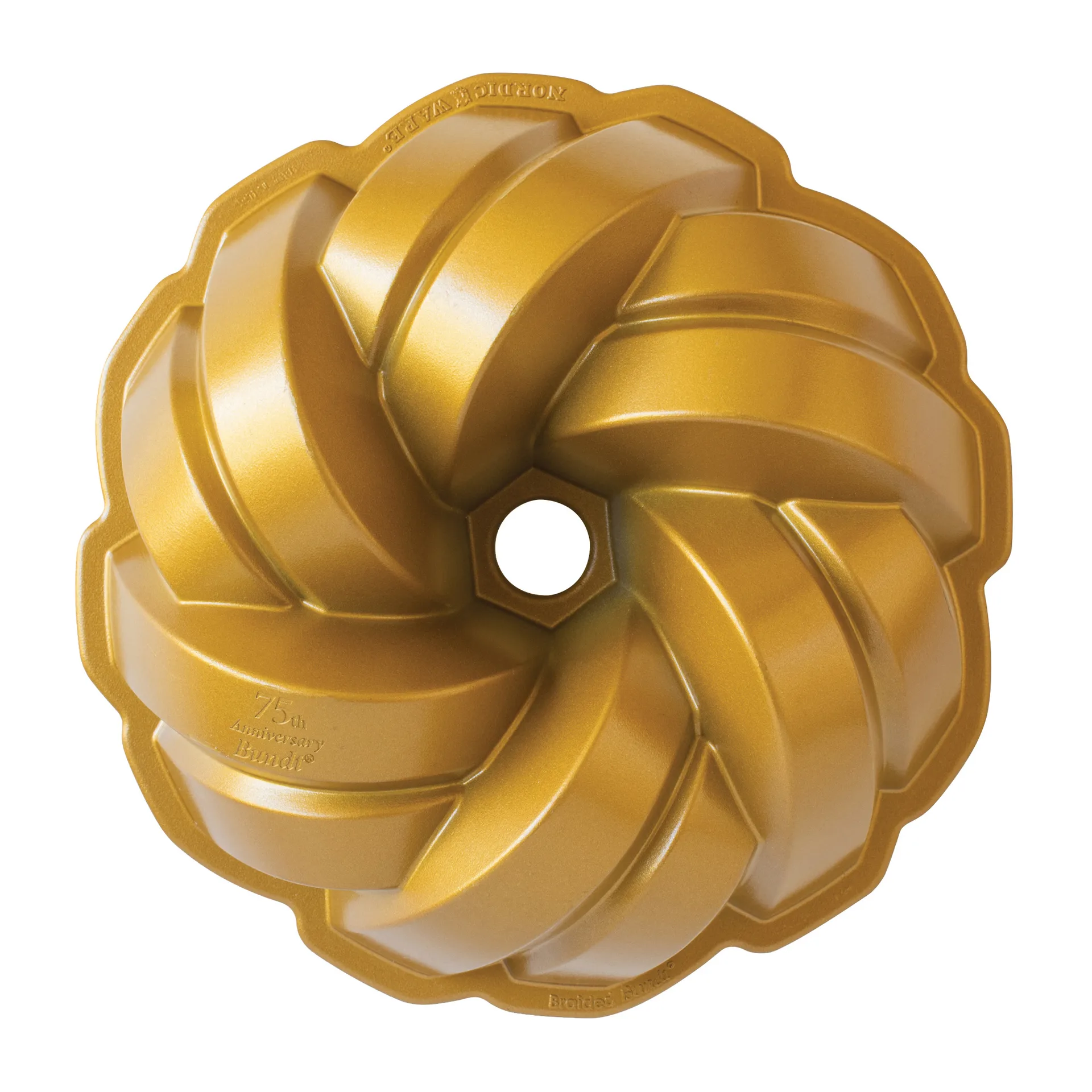 Molde de horno Nordic Ware 75th anniversary braided bundt, 2,4 L Nordic Ware
