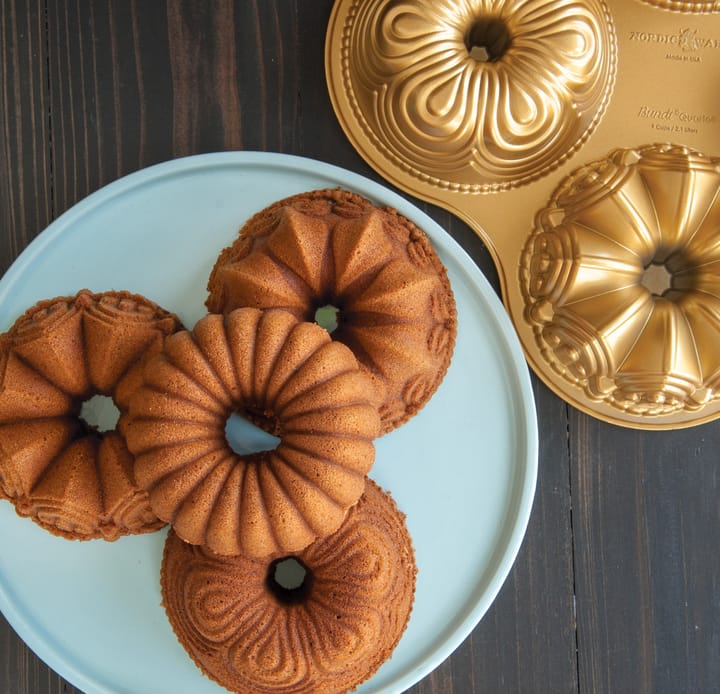 Molde de horno Nordic Ware bundt quartet, 2,1 L Nordic Ware