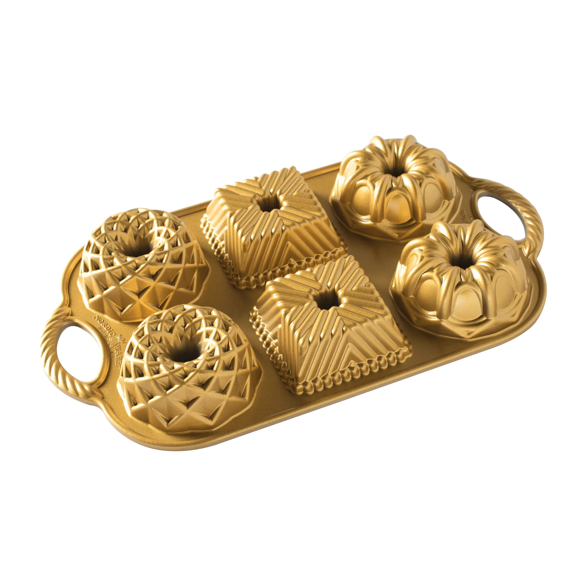 Molde de horno Nordic Ware geo bundtlette, 0,8 L Nordic Ware