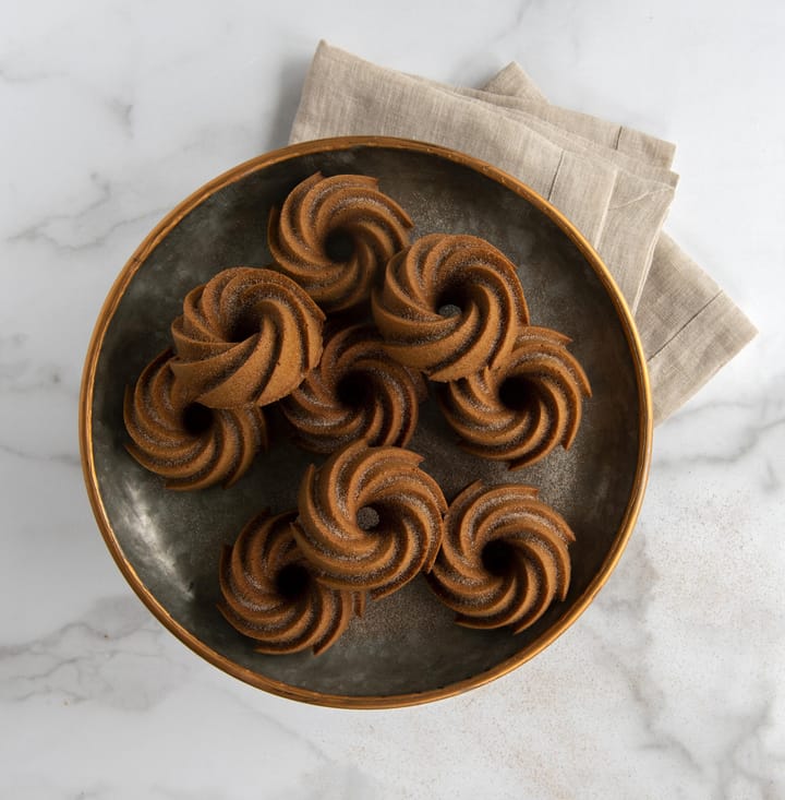 Molde Nordic Ware Heritage bundtlette, Plateado Nordic Ware