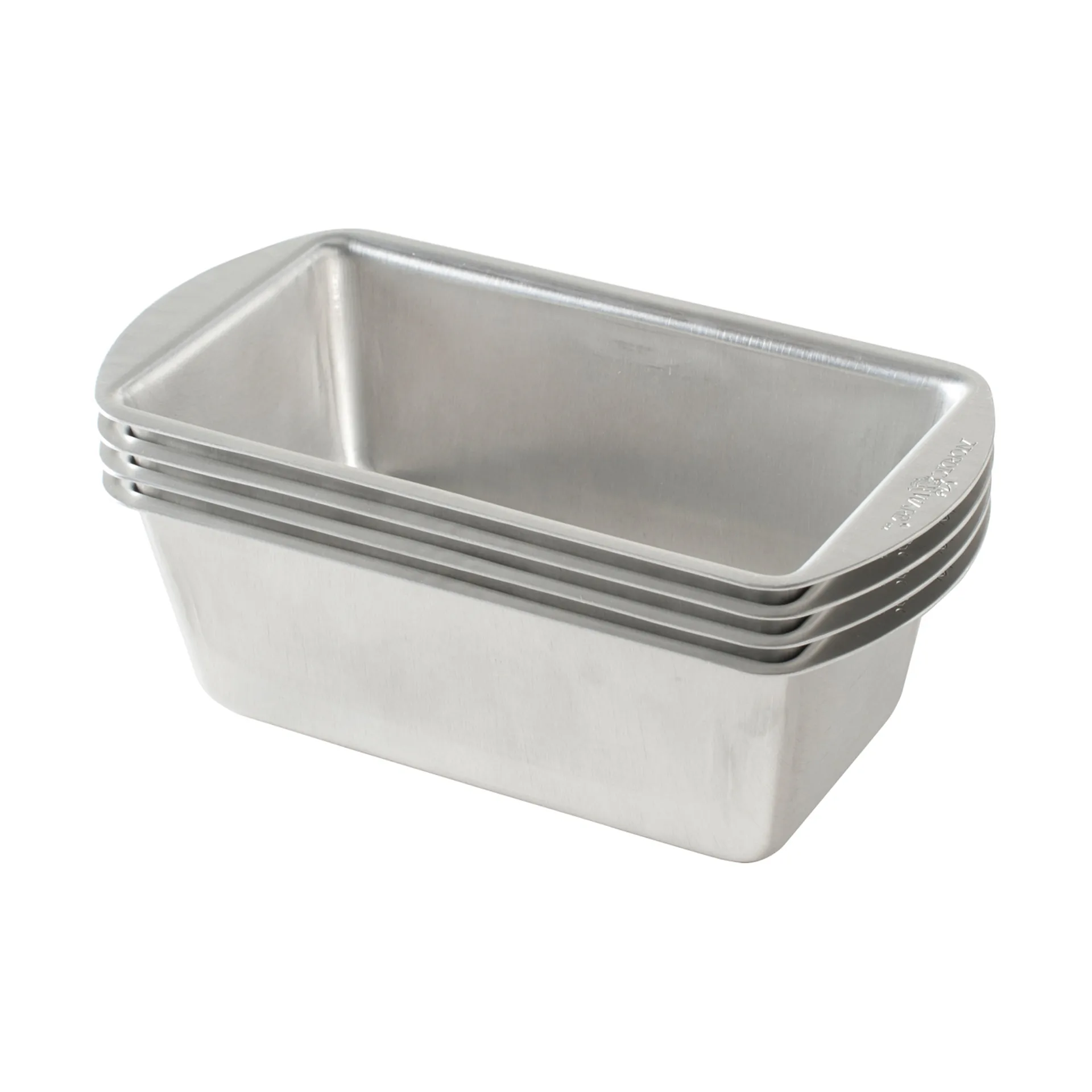 Molde para pan Nordic Ware Naturals Mini Loaf 4 unidades, Aluminio Nordic Ware
