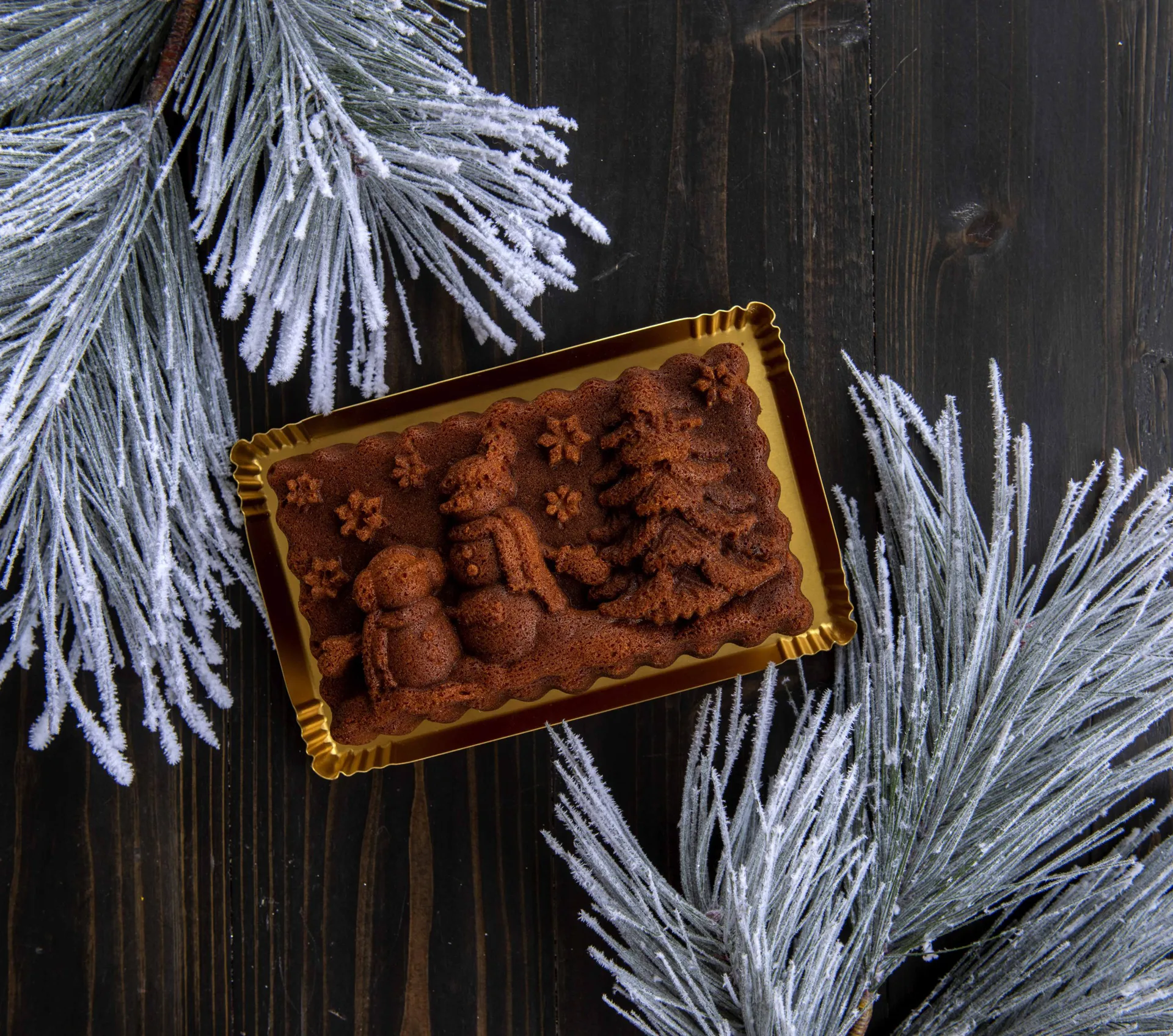 Molde para pan Nordic Ware Winter Wonderland 1,4 L, Plateado Nordic Ware