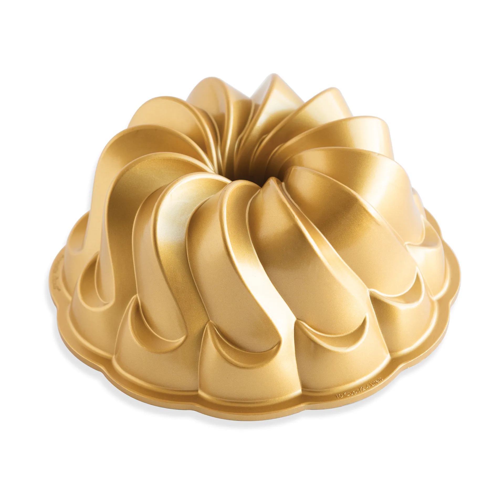 Molde para pastel Nordic Ware piroutte bundt 2,4 l, Oro Nordic Ware