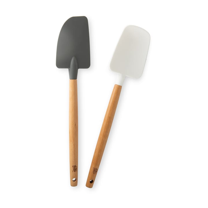Set de 2 espátulas de goma Nordic Ware haya - negro,blanco - Nordic Ware