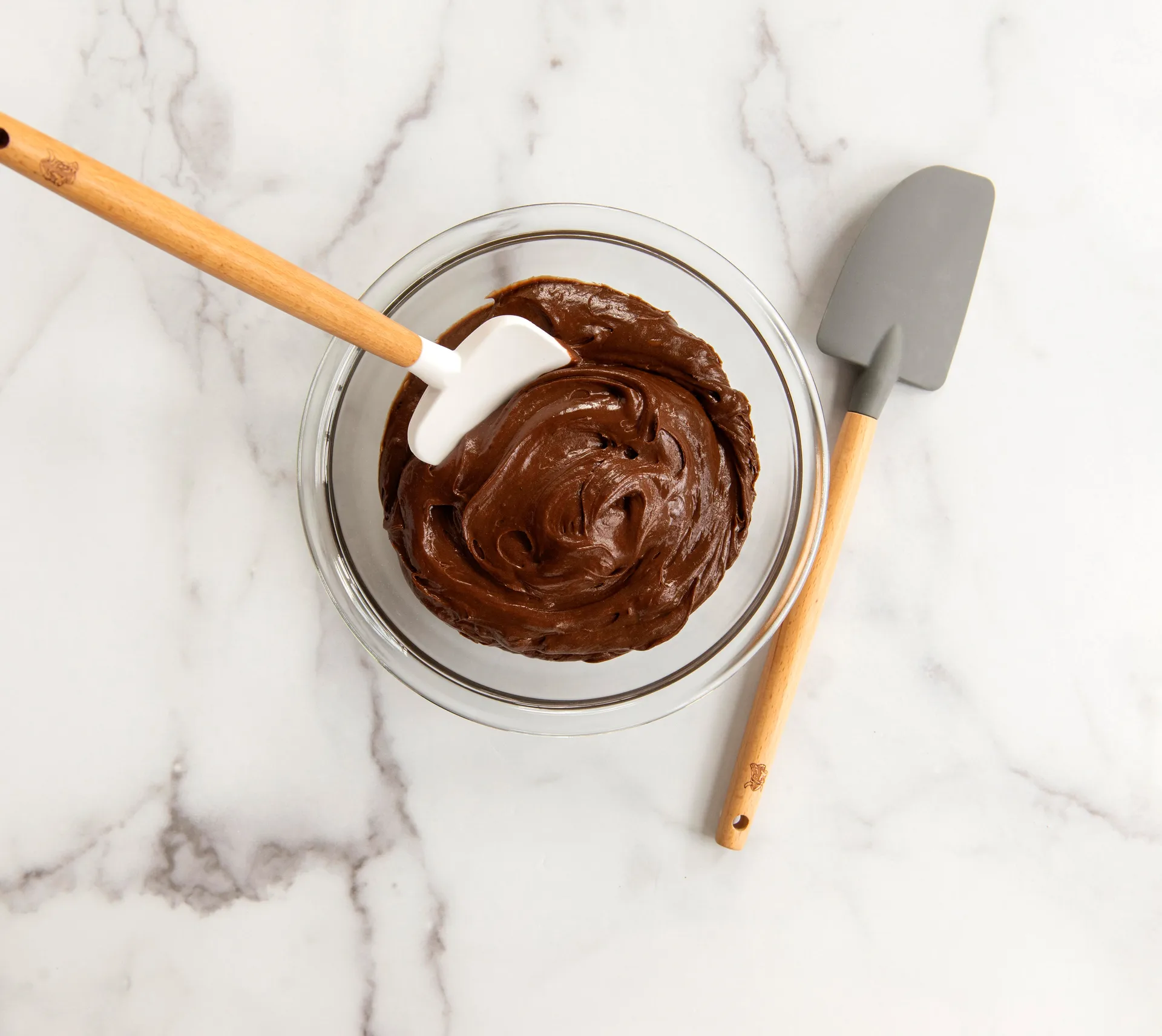 Set de 2 espátulas de goma Nordic Ware haya, negro,blanco Nordic Ware