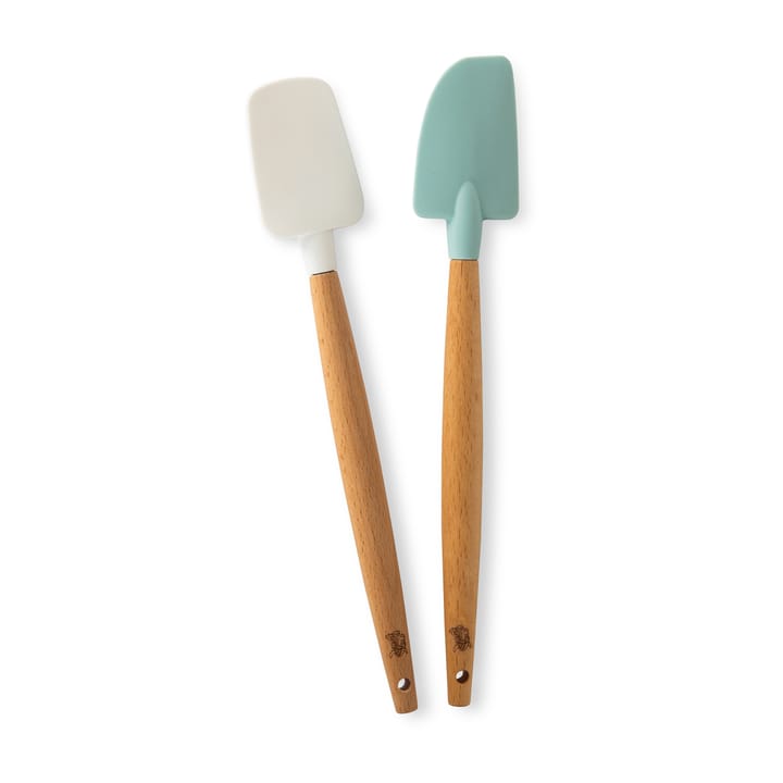 Set de 2 mini espátulas de goma Nordic Ware haya - blanco,azul - Nordic Ware