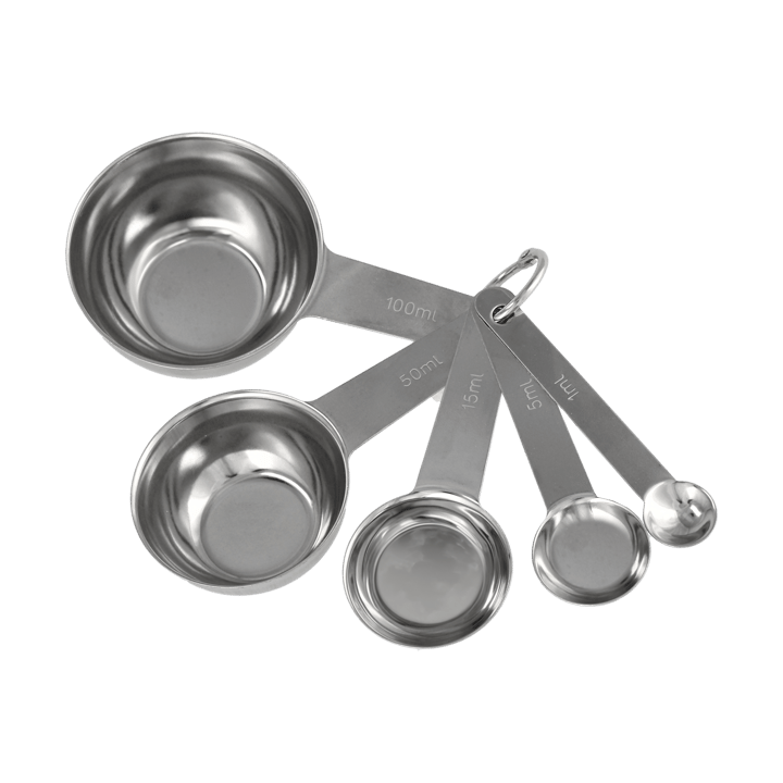 Cucharas medidoras Nordwik 5 piezas - Acero inoxidable - Nordwik