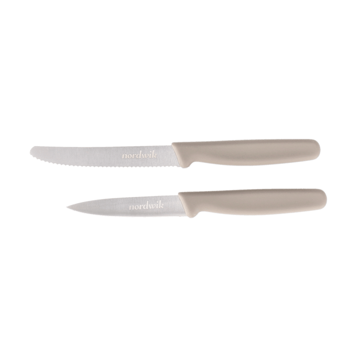 Cuchillo pelador Nordwik 2 piezas - Taupe - Nordwik
