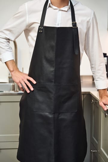 Delantal de cuero Nordwik  - Negro - Nordwik