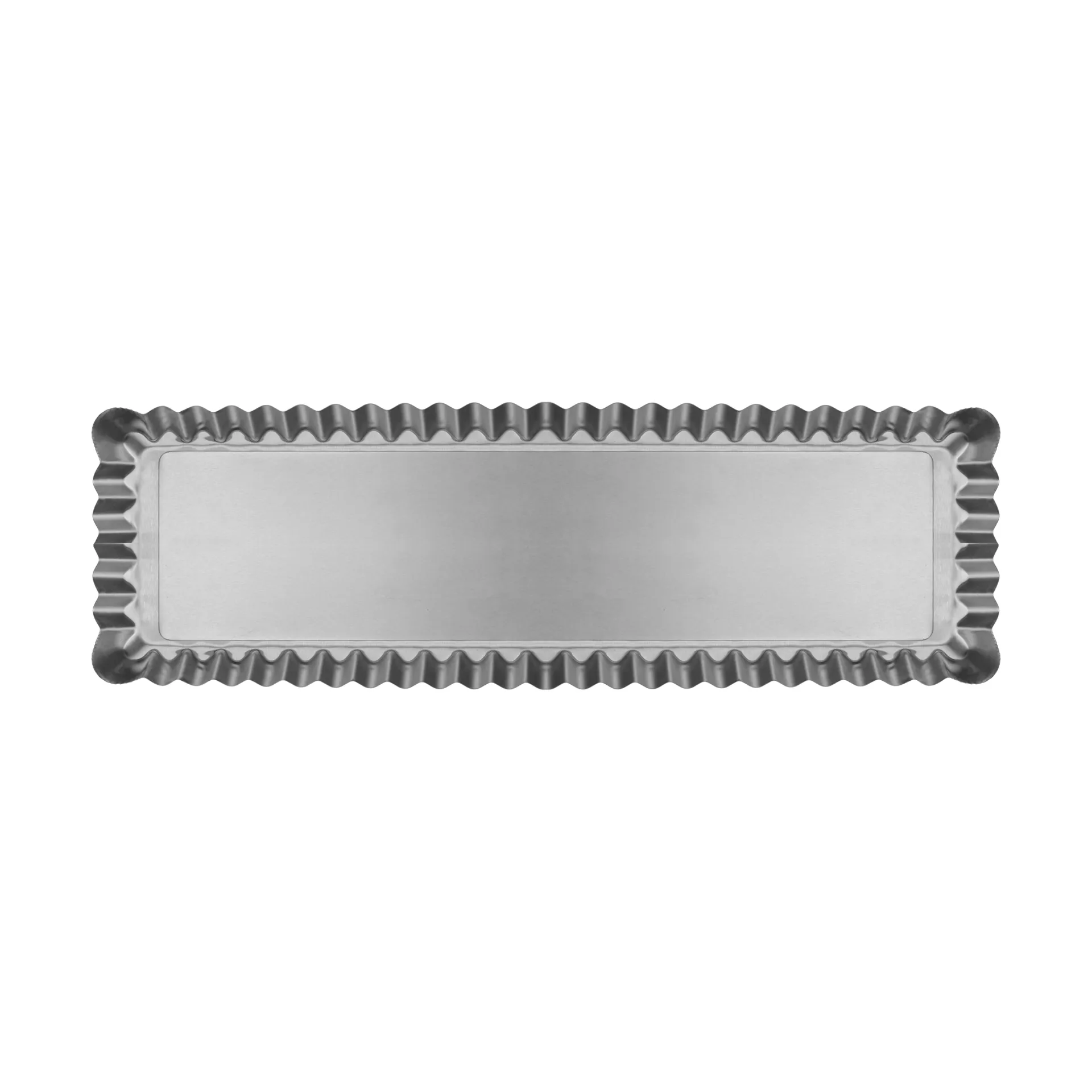 Fuente para tarta BAKE con fondo desmontable, Rectangular, acero inoxidable, 35x11 cm Nordwik