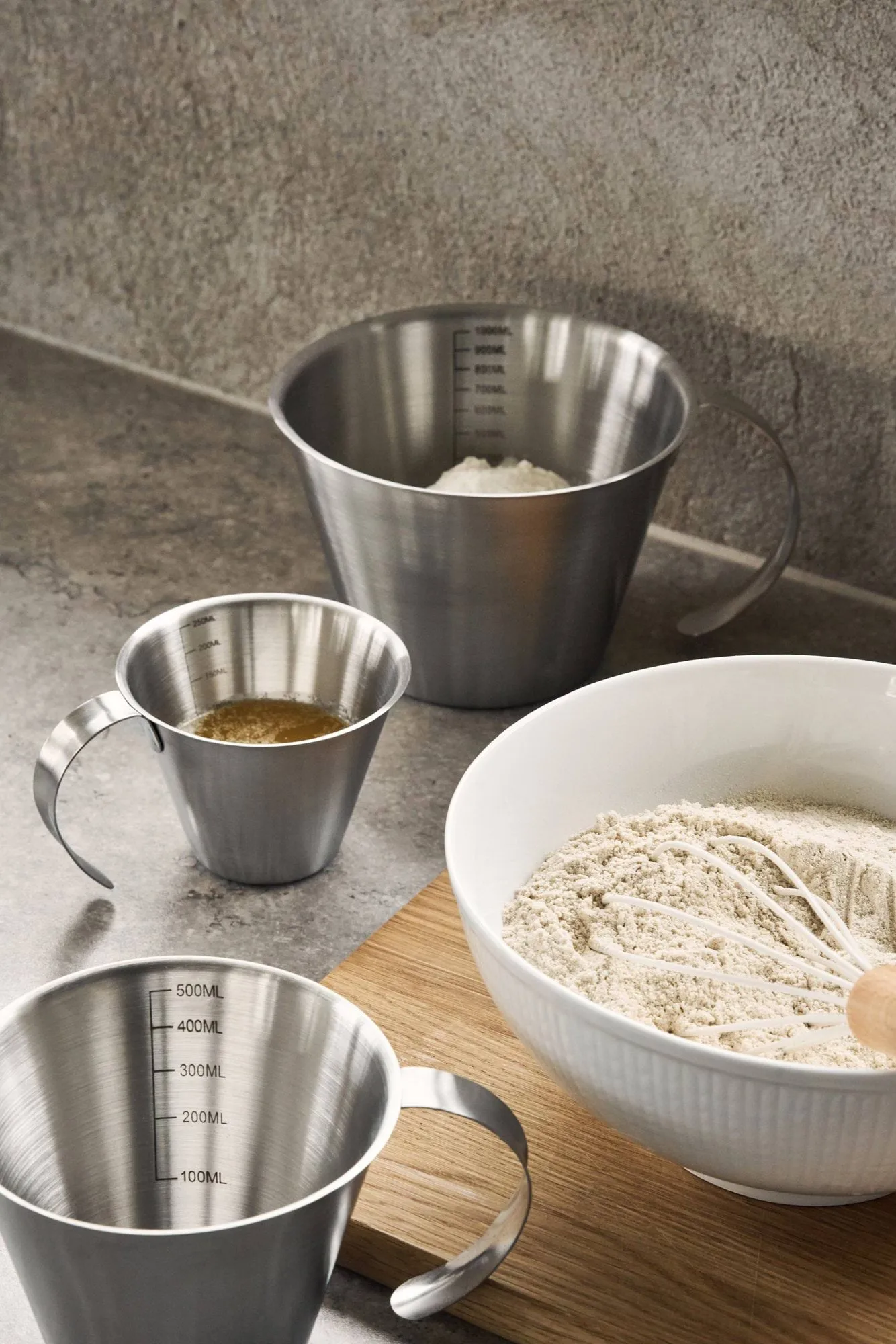 Jarra medidora PREP, Acero inoxidable, 0,25 L Nordwik