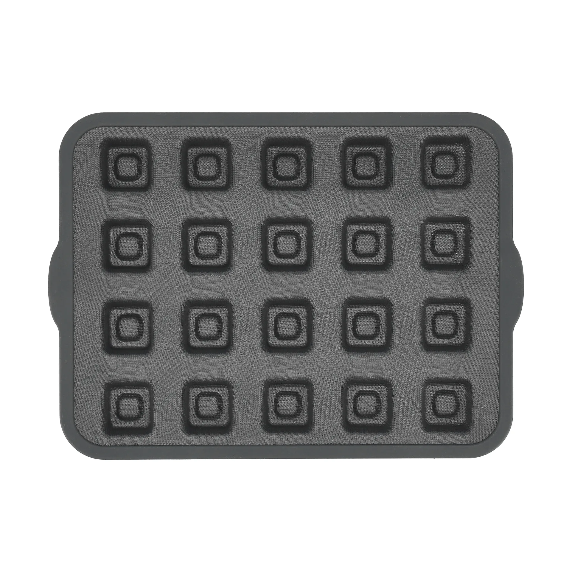 Molde de silicona BAKE con marco reforzado, Cuadrado, 20-pack Nordwik