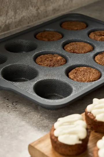 Molde de silicona BAKE con marco reforzado - Muffins, 12-pack - Nordwik