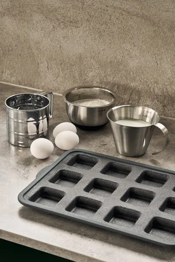 Molde de silicona BAKE con marco reforzado - Rectangular, 6-pack, 36x26 cm - Nordwik