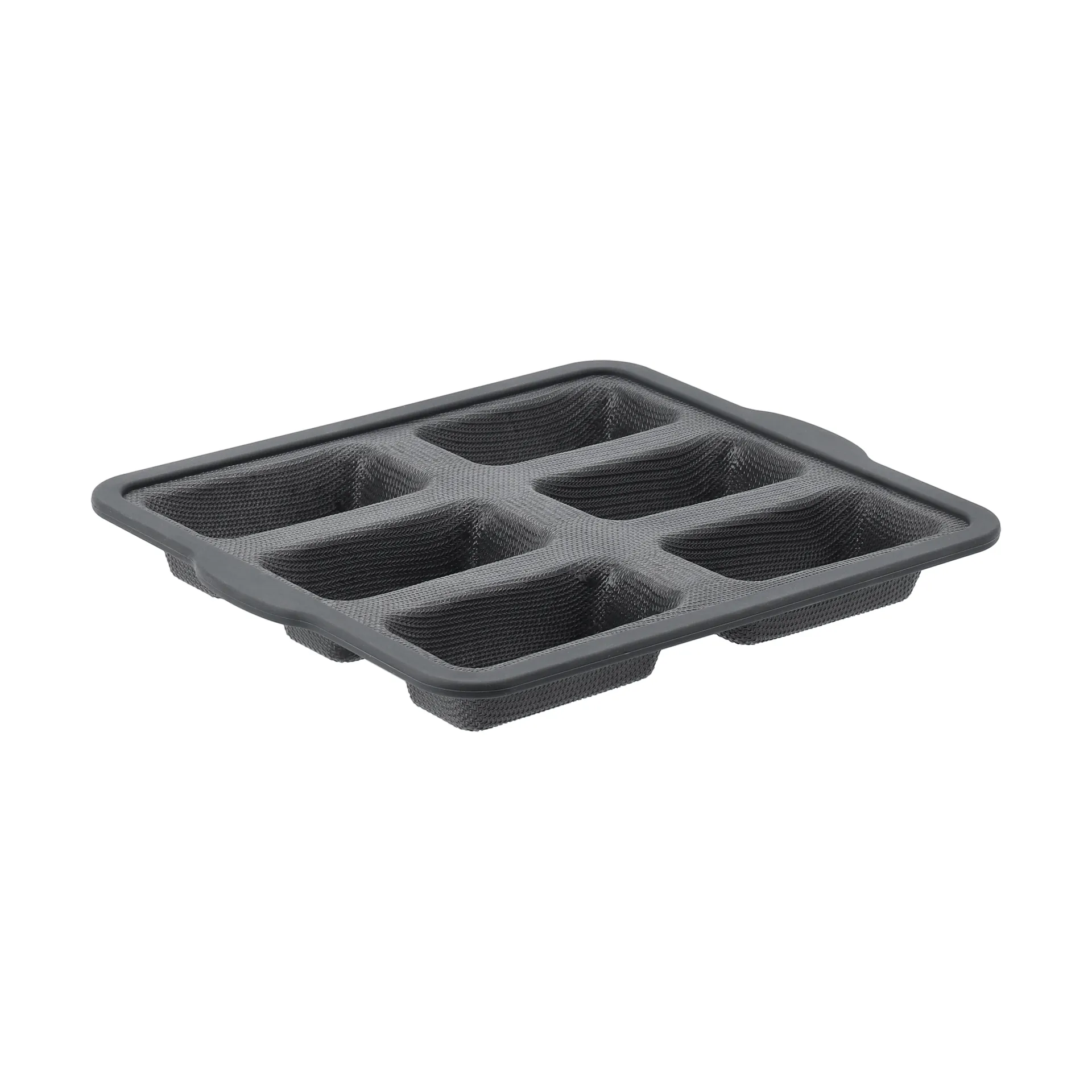 Molde de silicona BAKE con marco reforzado, Rectangular, 6 unidades, 26,2x22,1 cm Nordwik