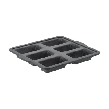 Molde de silicona BAKE con marco reforzado - Rectangular, 6 unidades, 26,2x22,1 cm - Nordwik