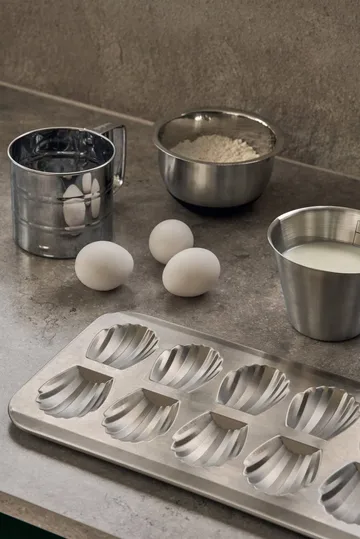 Molde para madeleines BAKE - Acero inoxidable, 12-pack - Nordwik
