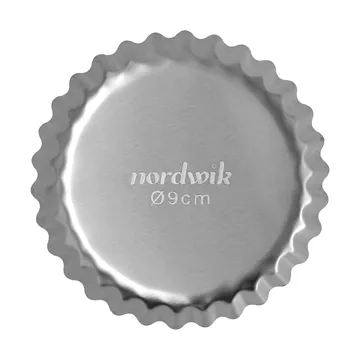 Molde para tartaletas BAKE - Acero inoxidable, 4-pack - Nordwik