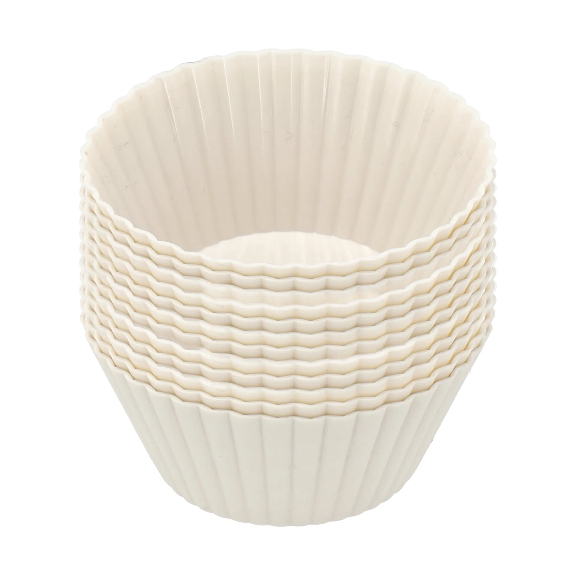 Moldes para muffins Nordwik de silicona 12-pack, Crema Nordwik