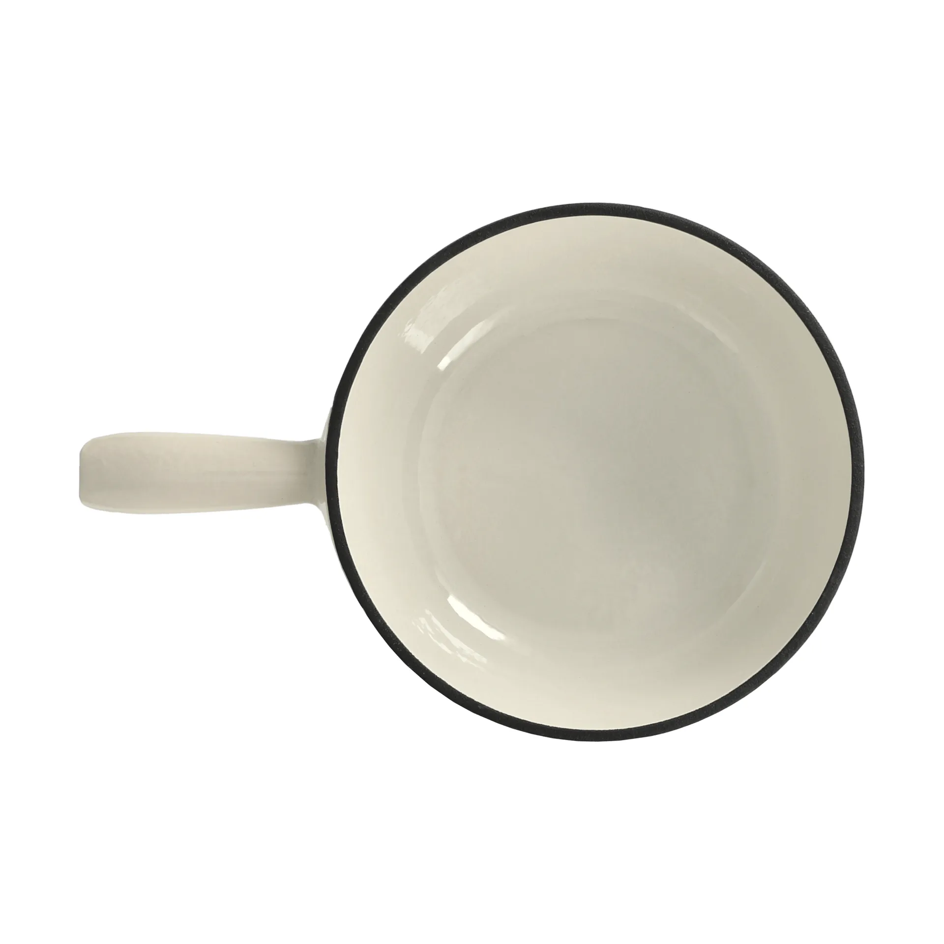 olla de fondue esmaltada, Crema, 1,8 l Nordwik