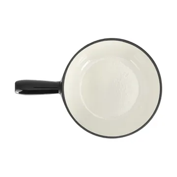 olla de fondue esmaltada - Negro, 1,8 l - Nordwik