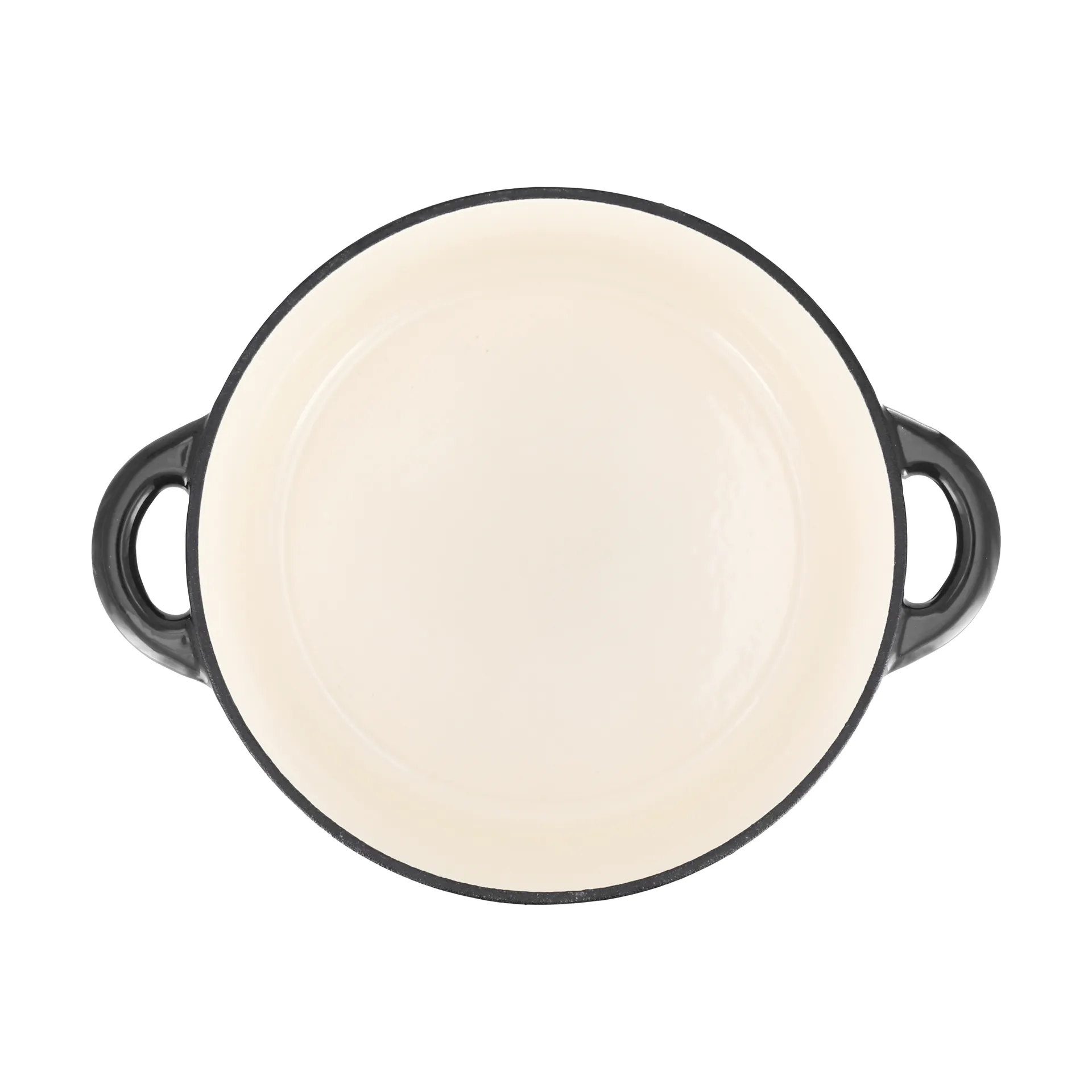 Olla de hierro fundido Nordwik redonda 5 l, Blanco-plateado Nordwik