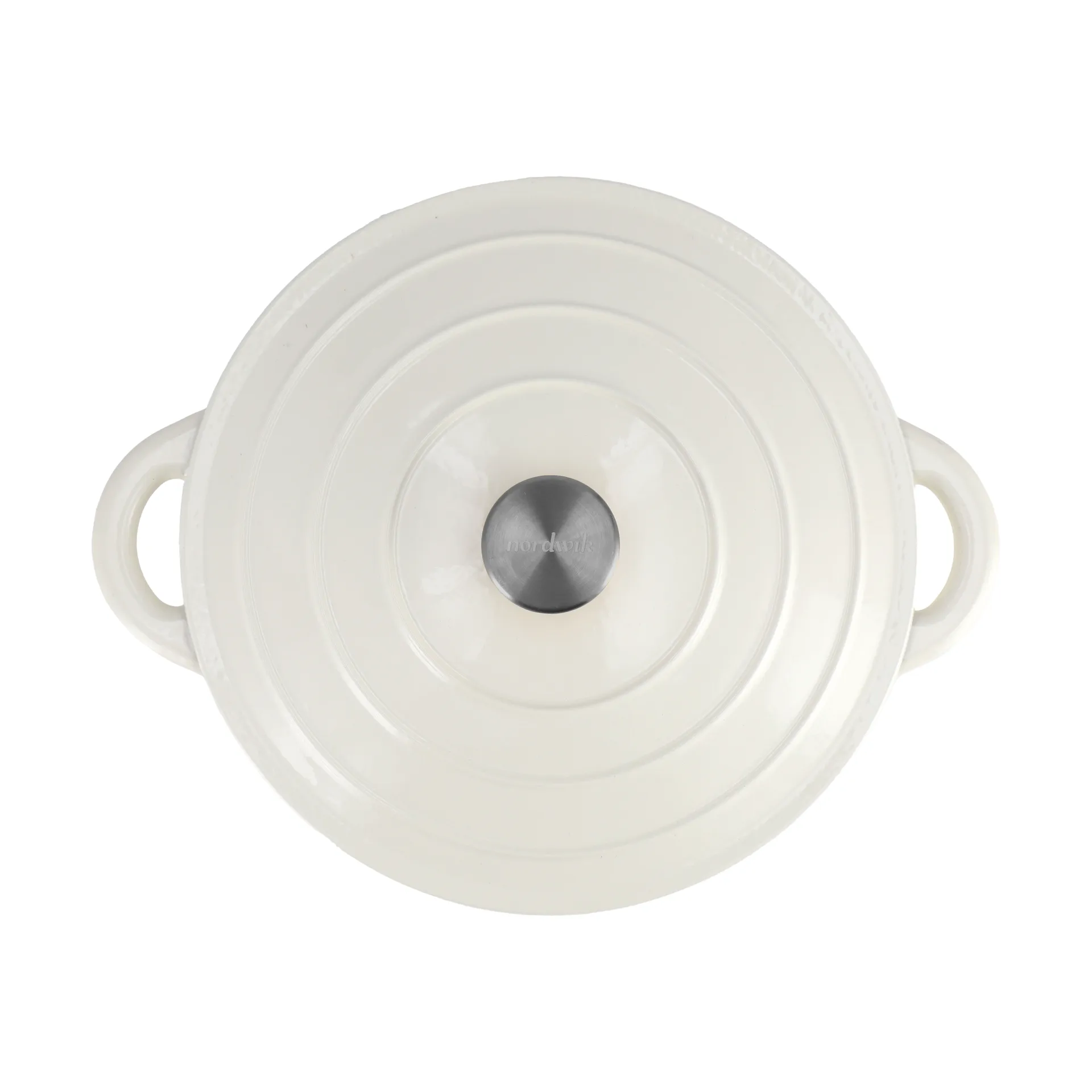 Olla de hierro fundido Nordwik redonda 5 l, Crema Nordwik