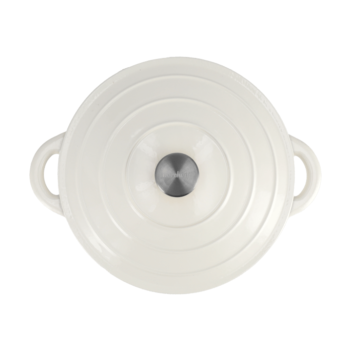 Olla de hierro fundido Nordwik redonda 5 l, Crema Nordwik