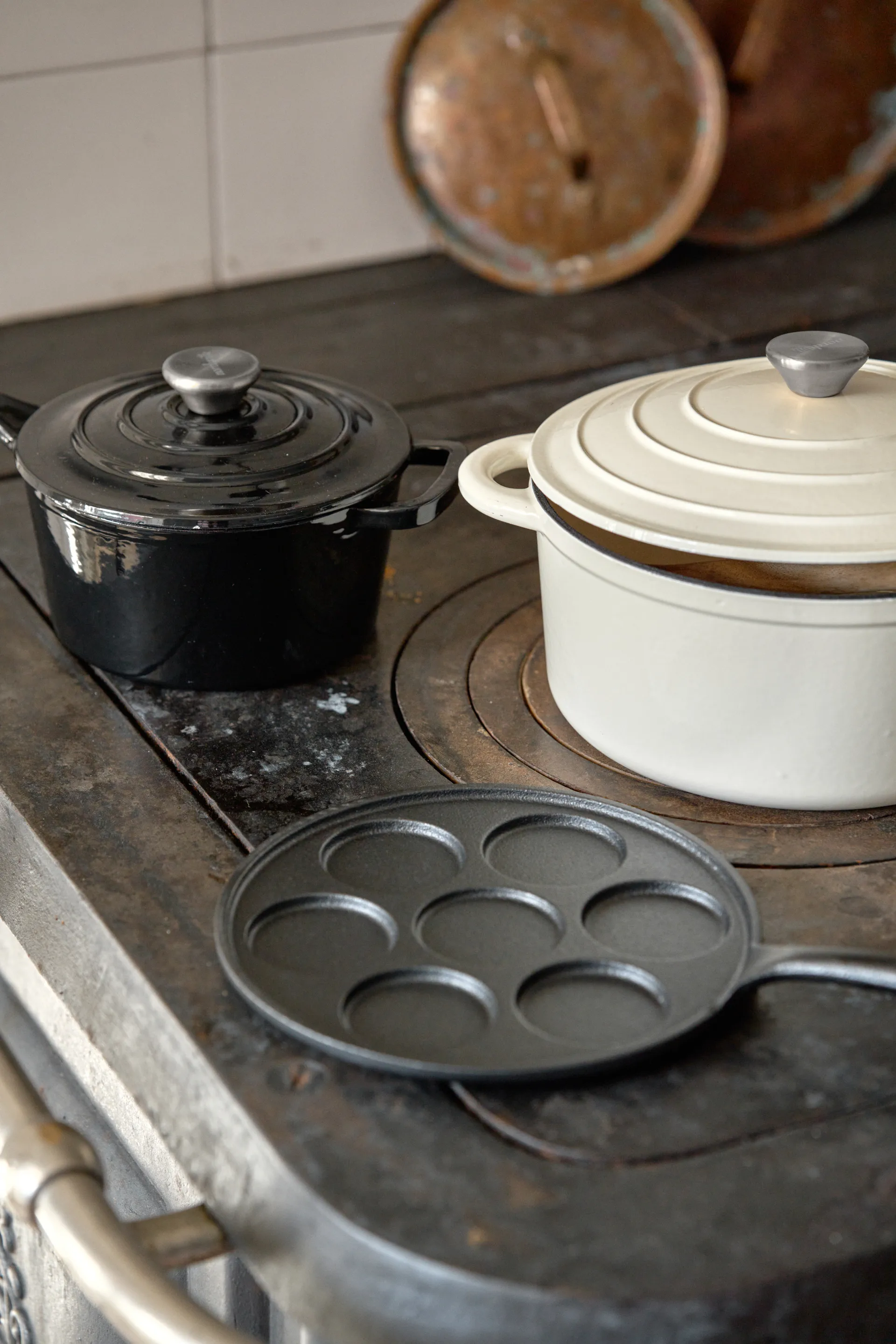 Olla de hierro fundido Nordwik redonda 5 l, Crema Nordwik