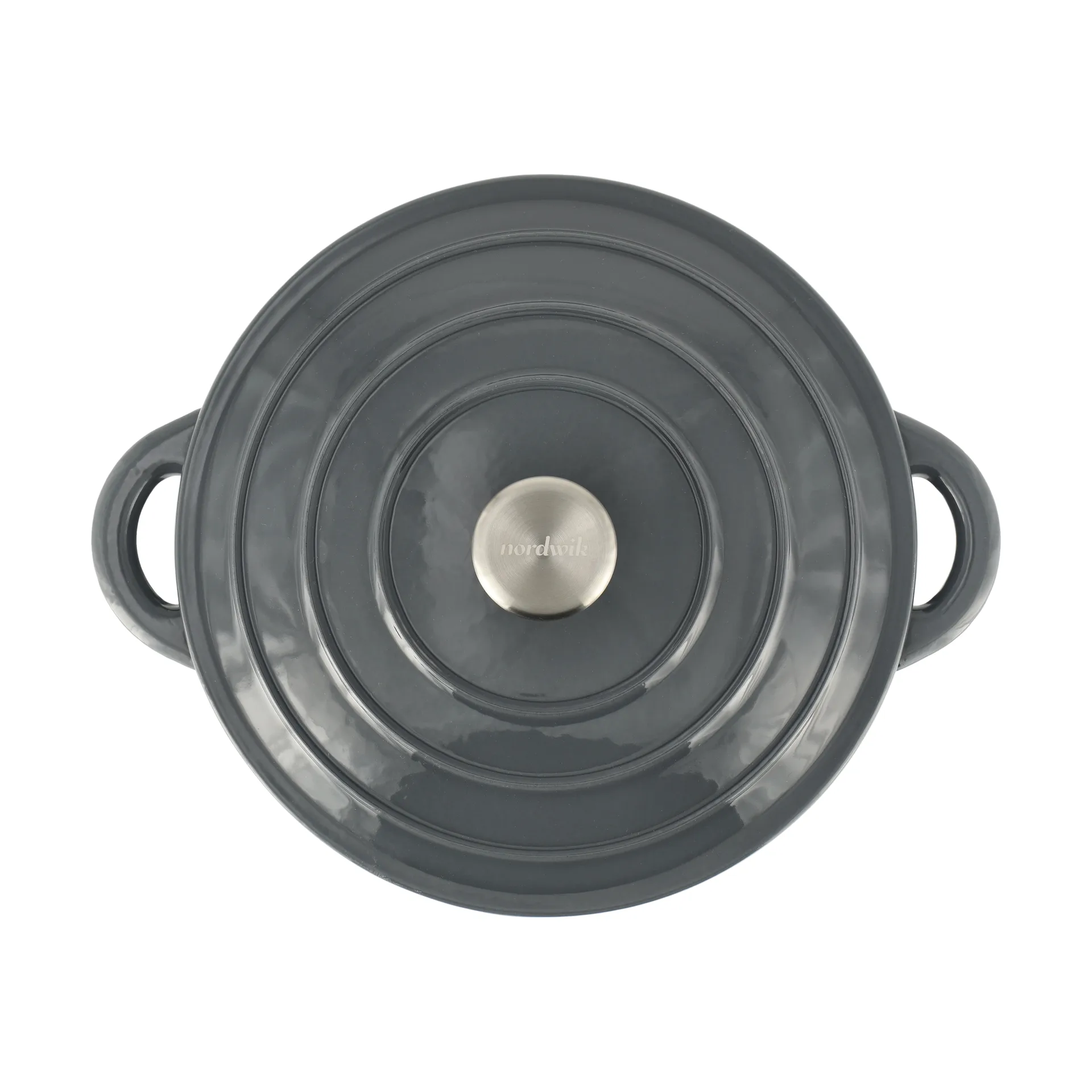 Olla de hierro fundido Nordwik redonda 5 l, Gris Nordwik