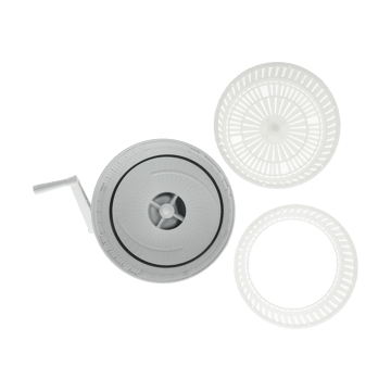 Pelador de patatas con manivela Nordwik - Blanco - Nordwik