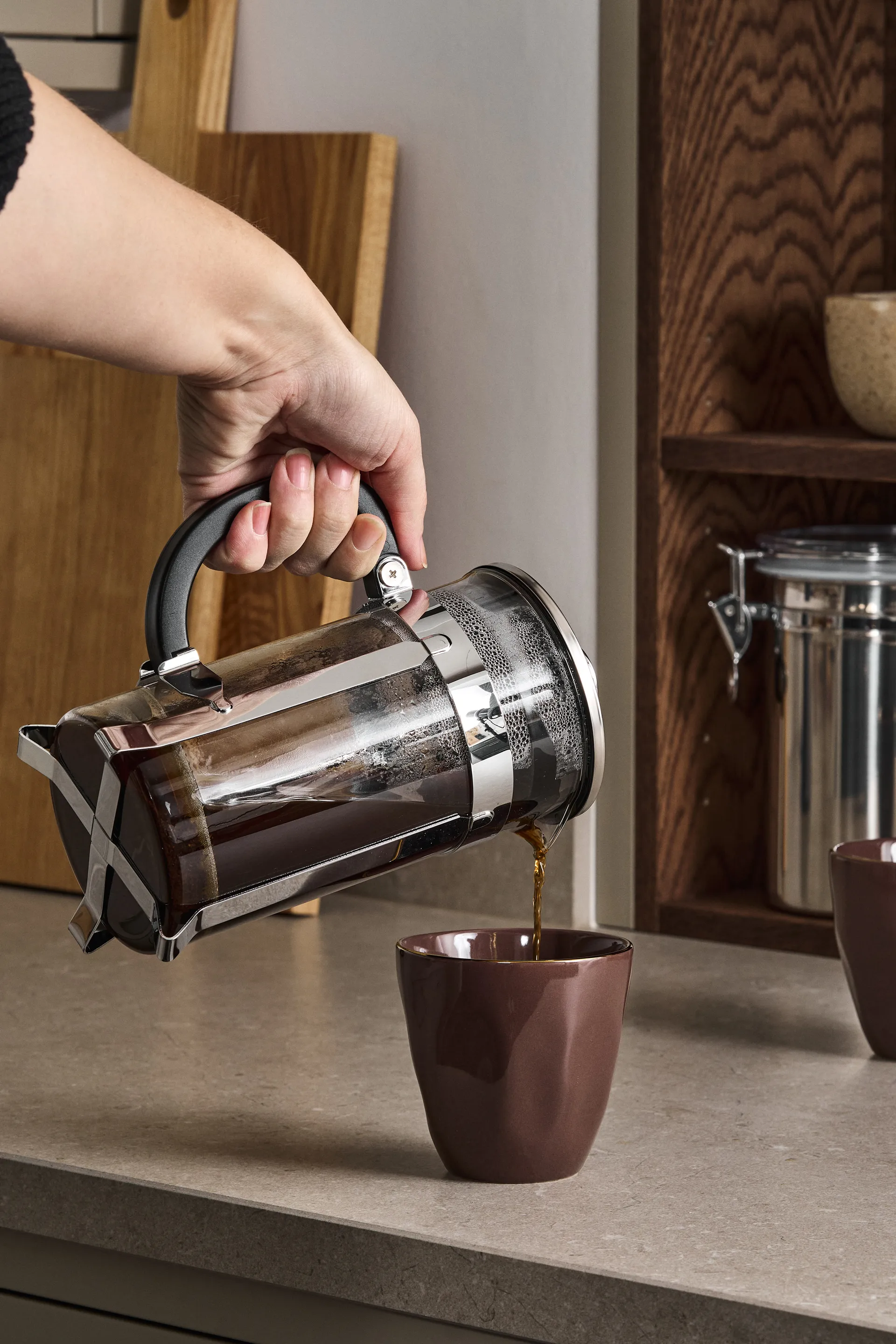 Prensa francesa Nordwik 8 tazas, Plata Nordwik