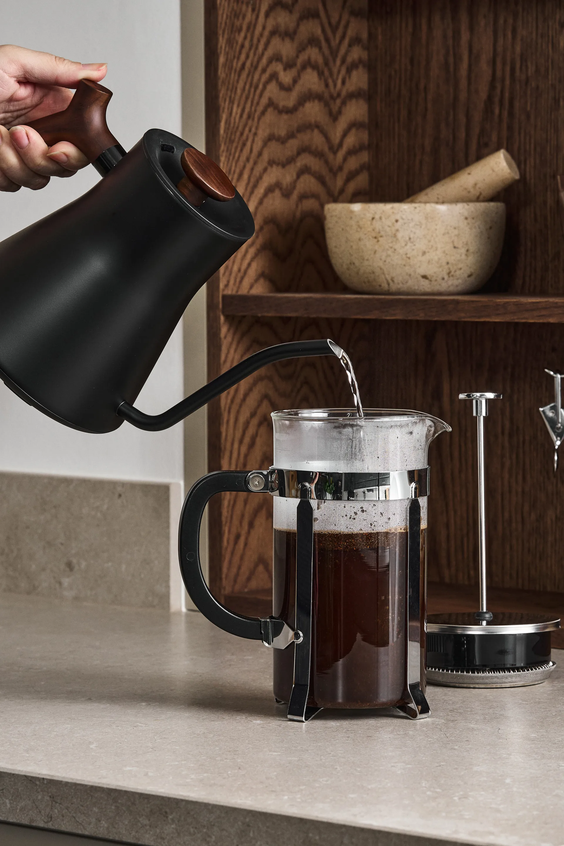 Prensa francesa Nordwik 8 tazas, Plata Nordwik