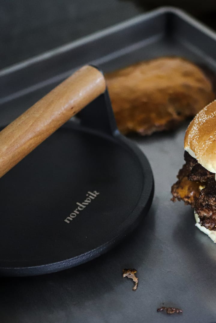 Prensa hambuerguesa Smash Burger 18 cm, Hierro fundido Nordwik
