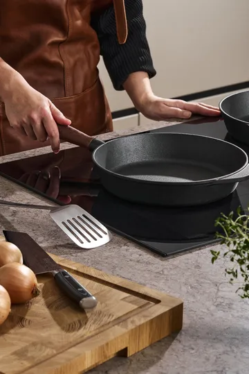 Sartén de hierro fundido con mango de madera Nordwik - 28 cm - Nordwik