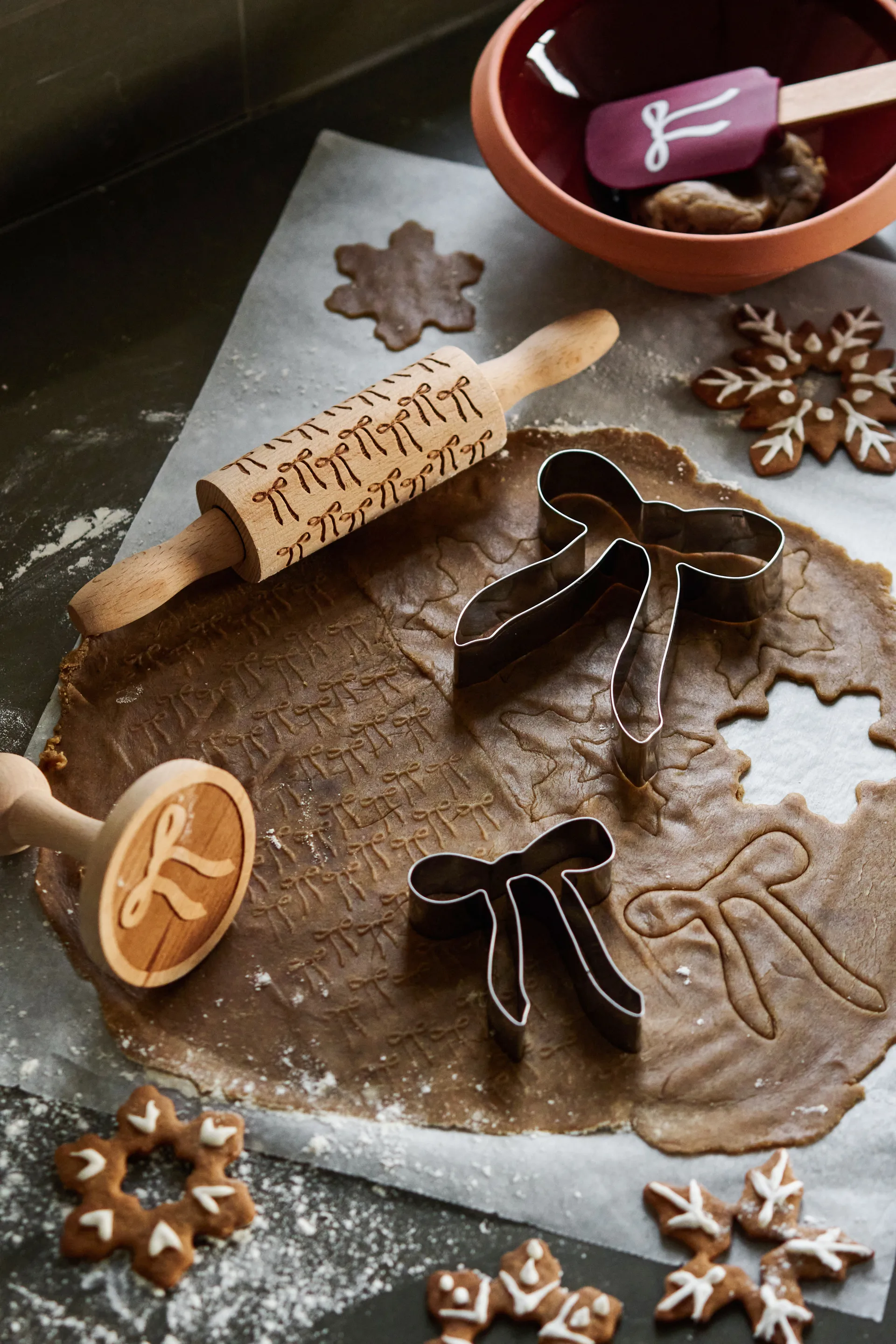Sello para galletas de madera  Nordwik , Lazo Nordwik