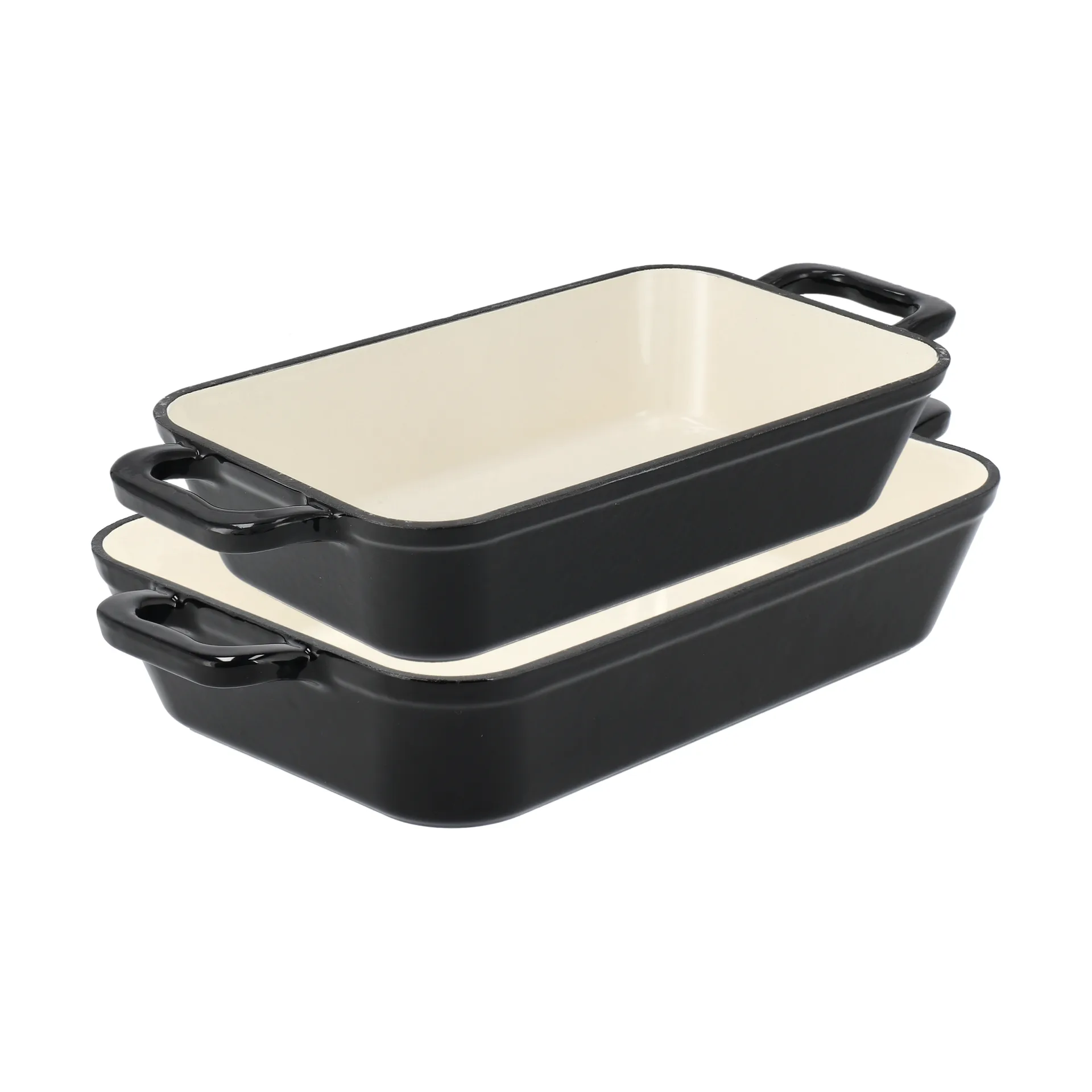 Set de fuentes para horno Nordwik 2 piezas - Negro Nordwik
