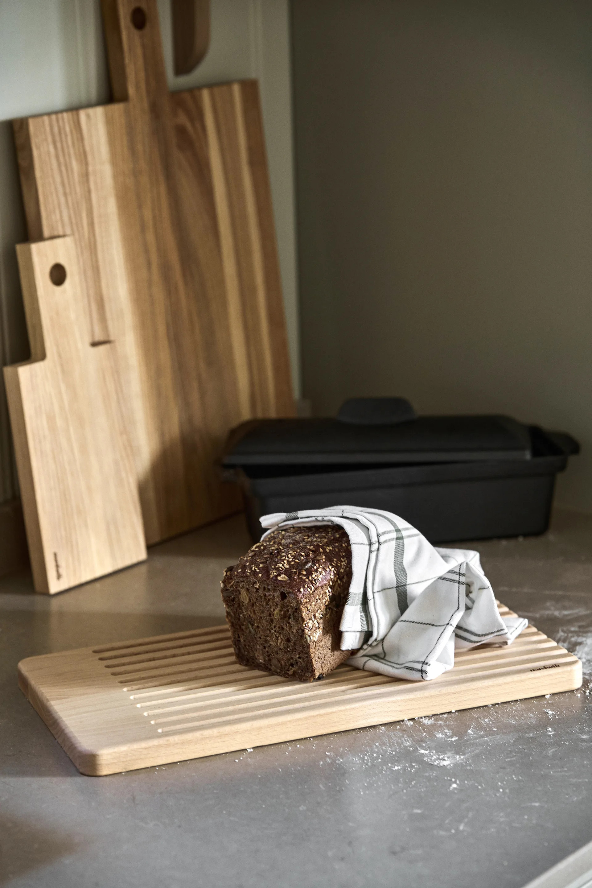 Tabla para cortar pan Nordwik de haya, 40x20x2cm Nordwik