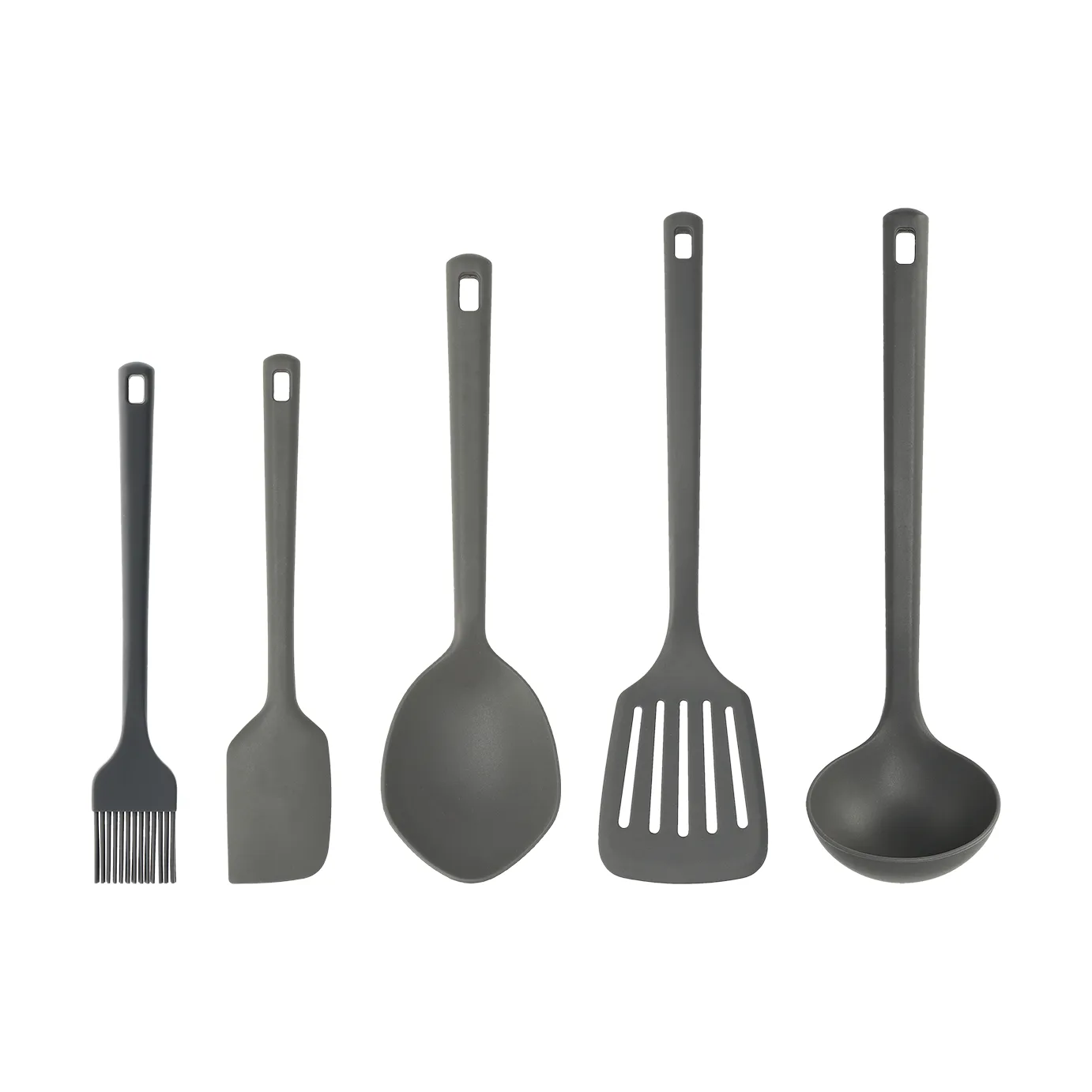Utensilios de cocina Nordwik silicona 5 piezas - Gris,  Nordwik