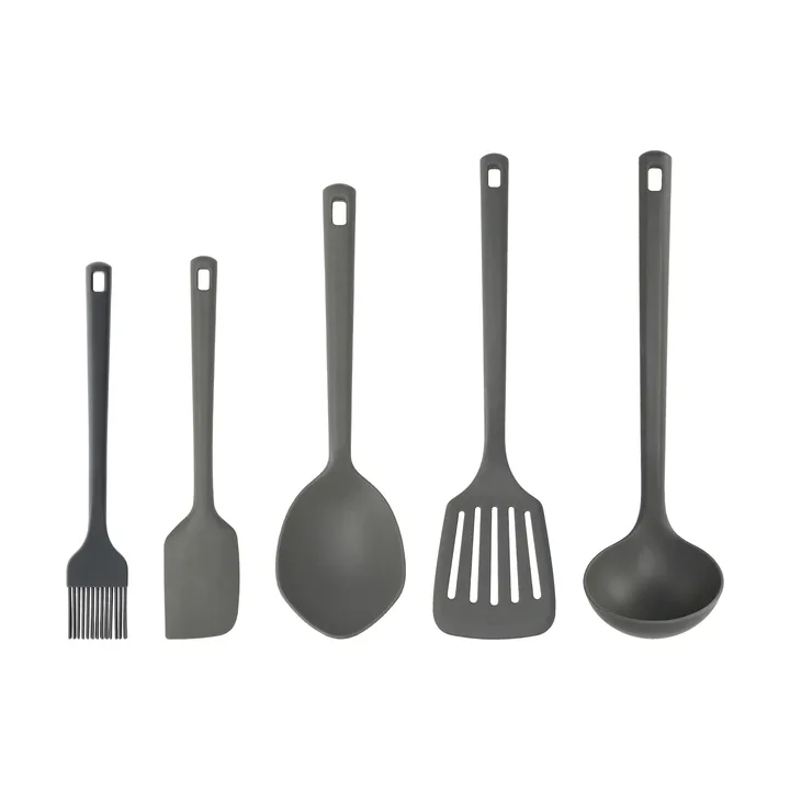 Utensilios de cocina Nordwik silicona 5 piezas - Gris - Nordwik