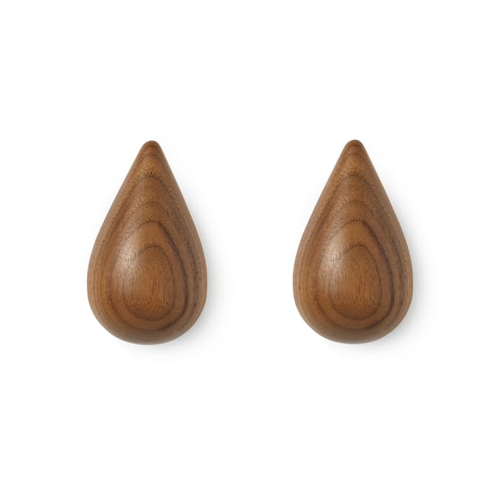 2 Ganchos Dropit nogal - pequeños - Normann Copenhagen