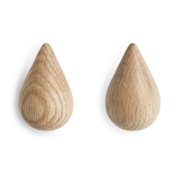 2 perchas Dropit - grandes, madera - Normann Copenhagen