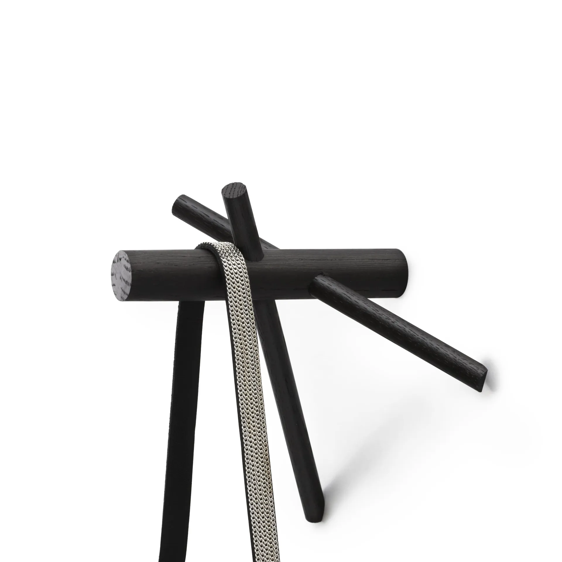 2 percheros Sticks, set de 2, negro Normann Copenhagen