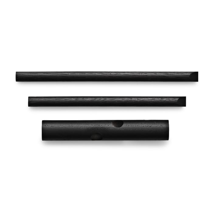 2 percheros Sticks - set de 2, negro - Normann Copenhagen