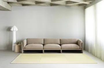 Alfombra de lana Level  - Amarillo claro, 170x240 cm - Normann Copenhagen