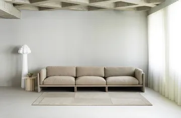 Alfombra de lana Level  - Gris cálido, 200x300 cm - Normann Copenhagen